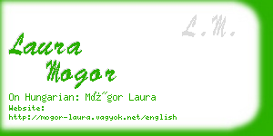 laura mogor business card